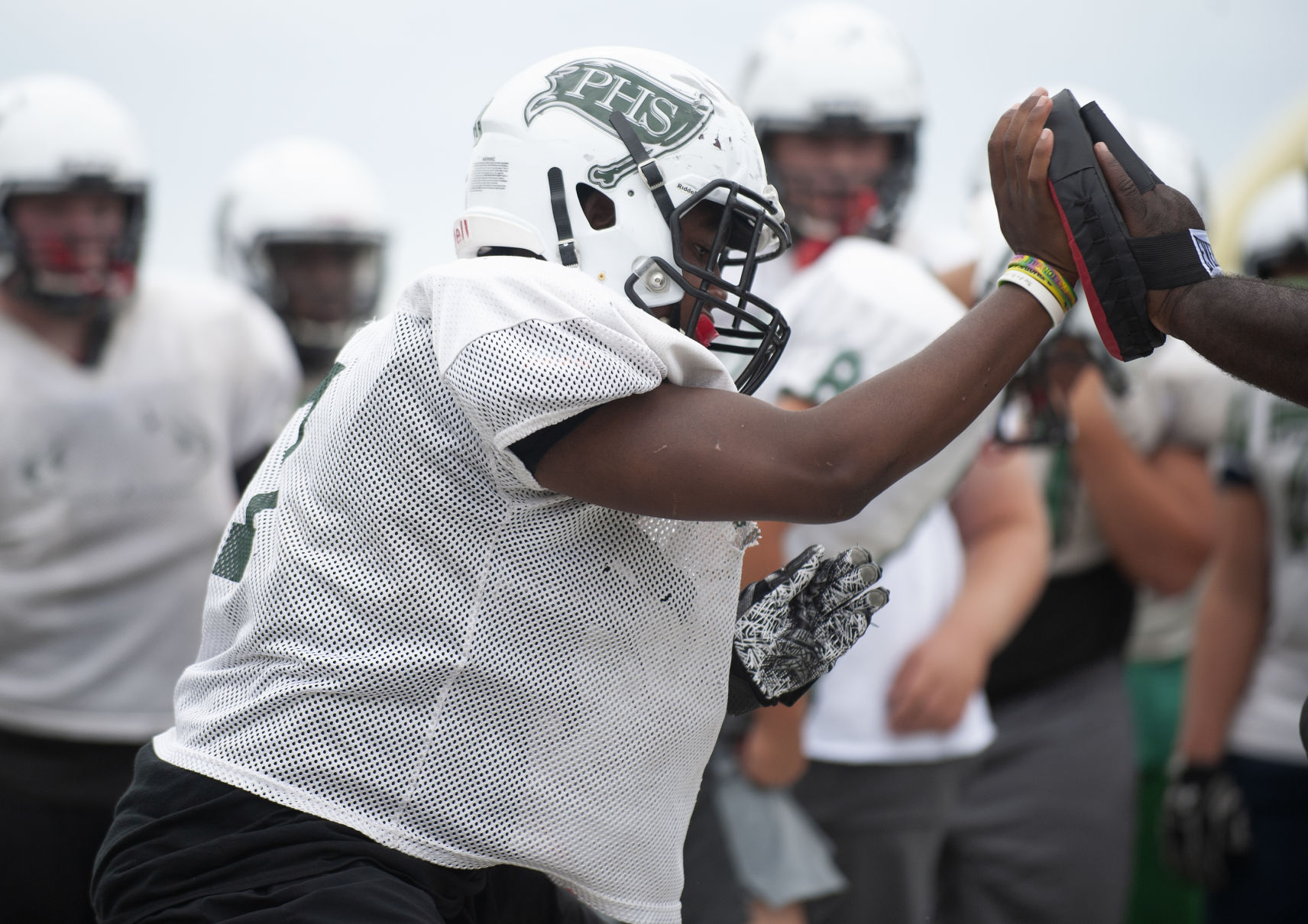 Pattonville football practice